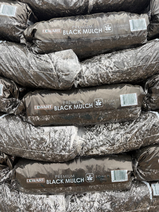 Cowart Premium Black Mulch - 2 cu ft bag