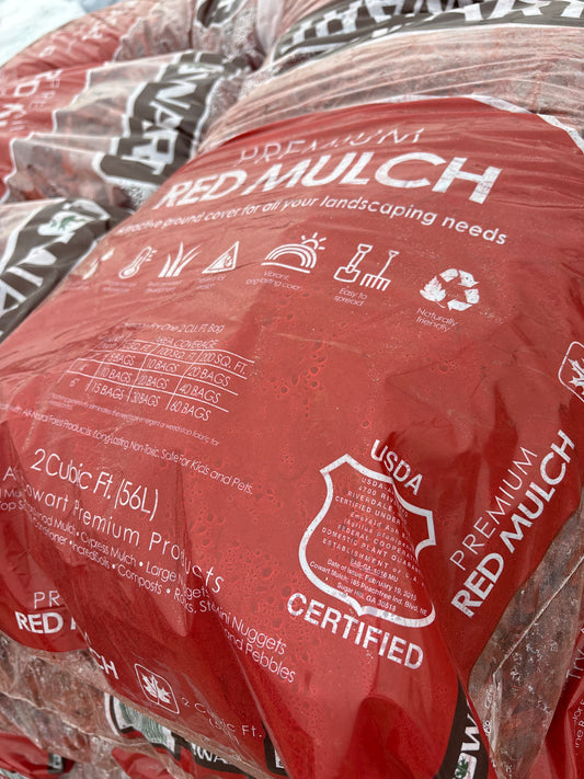 Cowart Premium Red Mulch - 2 cu ft bag