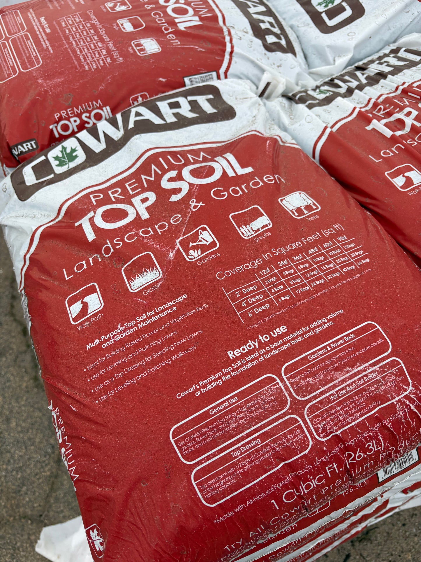 Cowart Sugar Hill Top Soil - 1 cu ft Bag