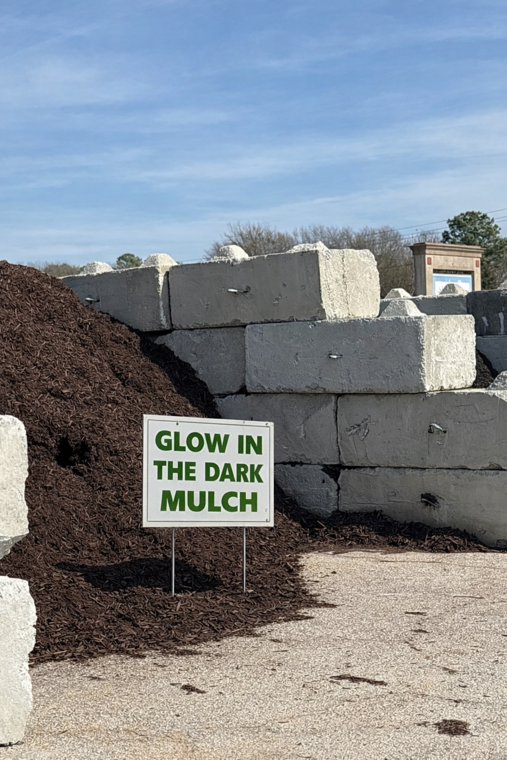 Glow-in-the-Dark Mulch (APRIL FOOLS)